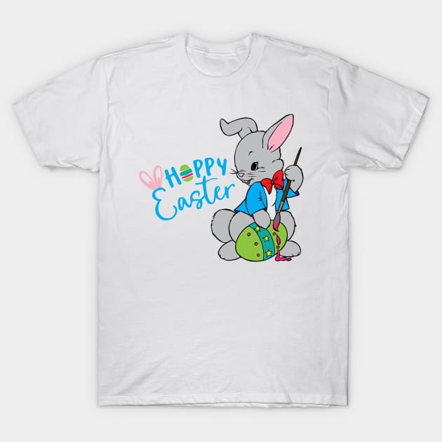 Hoppy Easter T-Shirt by AmazingArtMandi